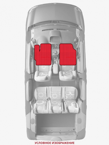ЭВА коврики «Queen Lux» передние для Subaru Ascent